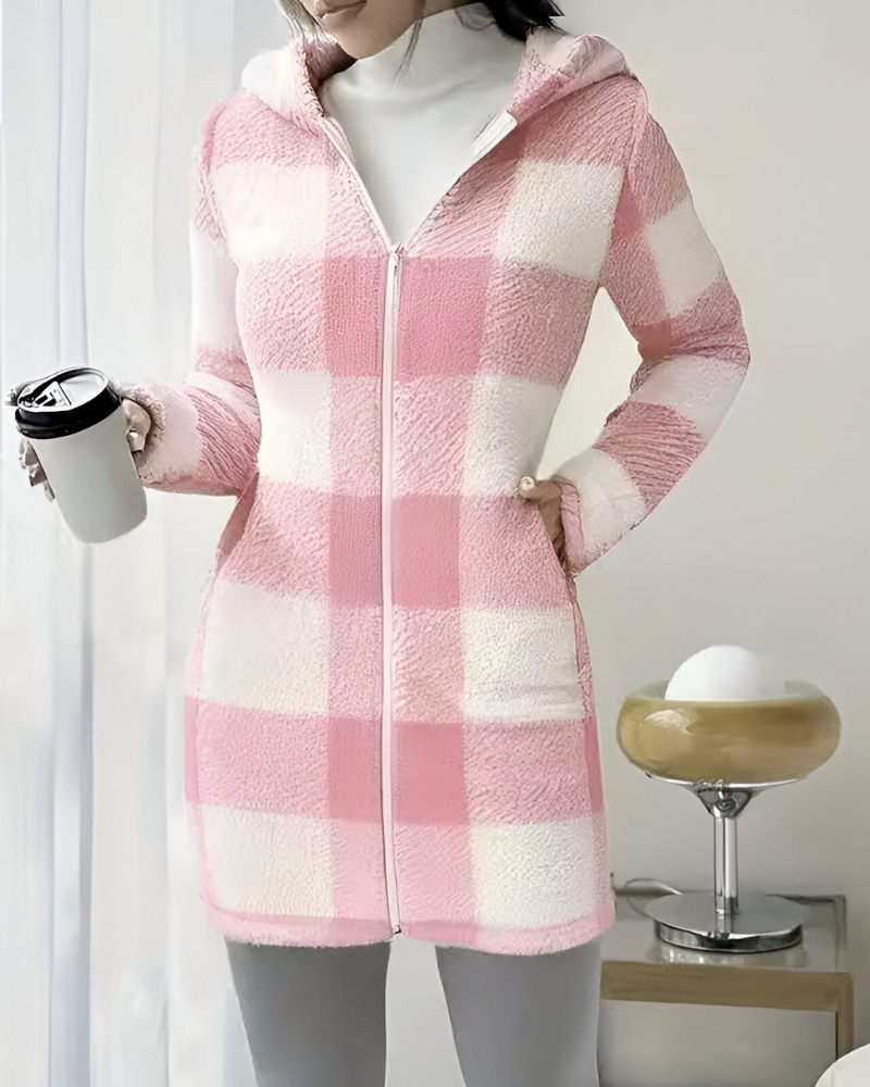 Zari™ | Moderne Warme Jas met Capuchon