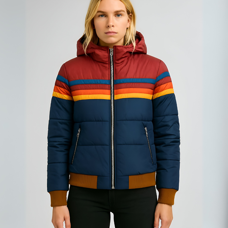 Sophie™ | Retro Gewatteerde Winterjas