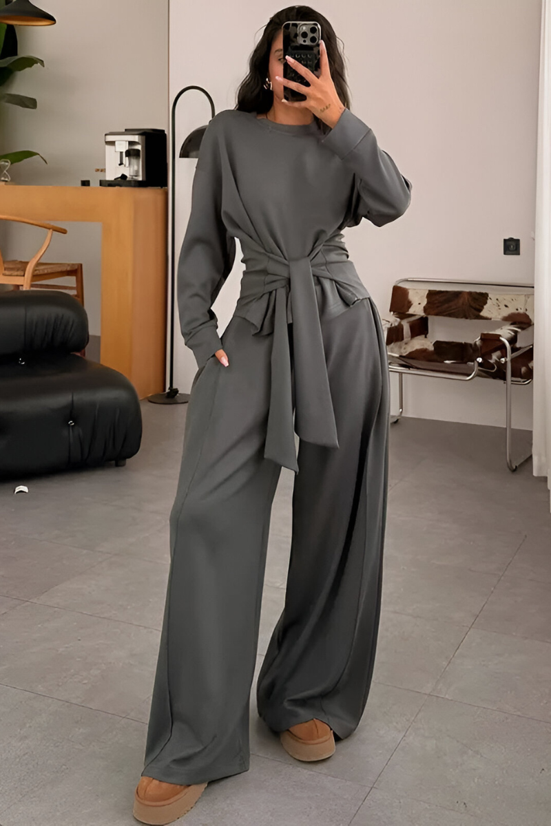Meli™ | Moderne Zachte Jumpsuit met Wijde Pijp