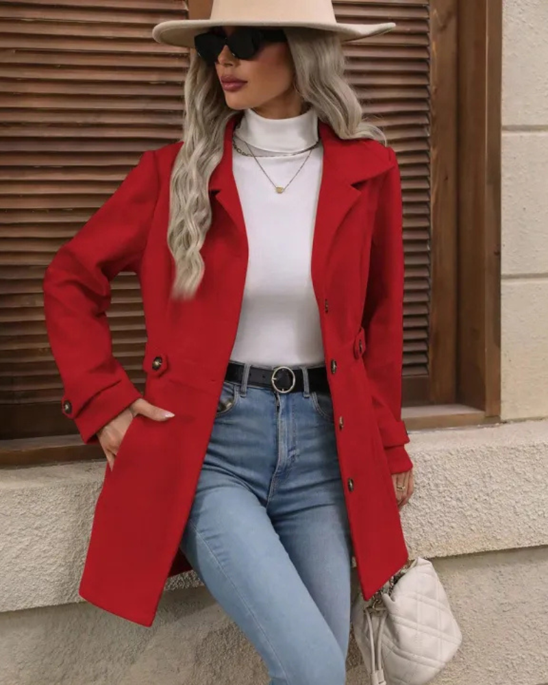 Elena™ | Elegante Getailleerde Manteljas