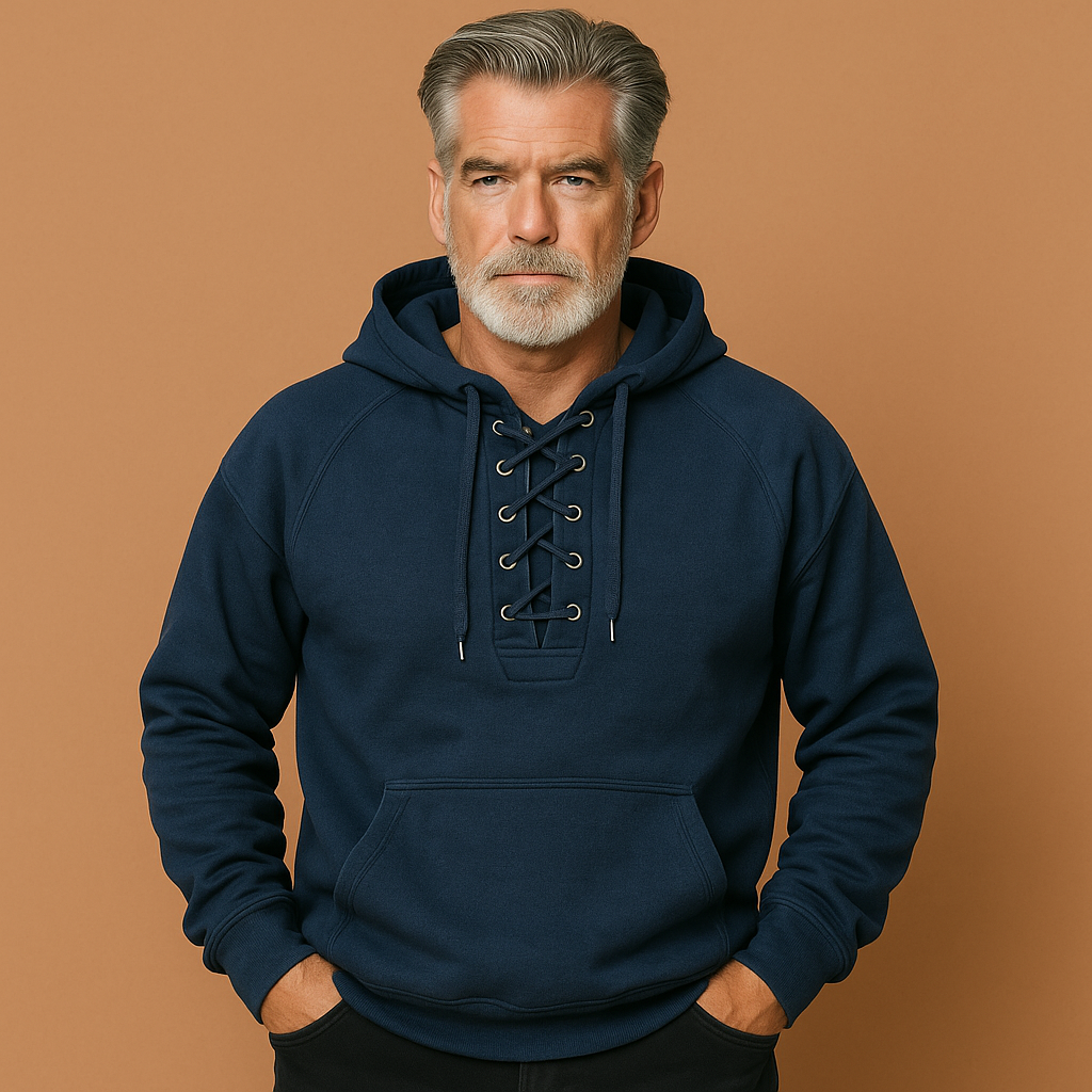 Lorin™ | Hoodie met veterdetail