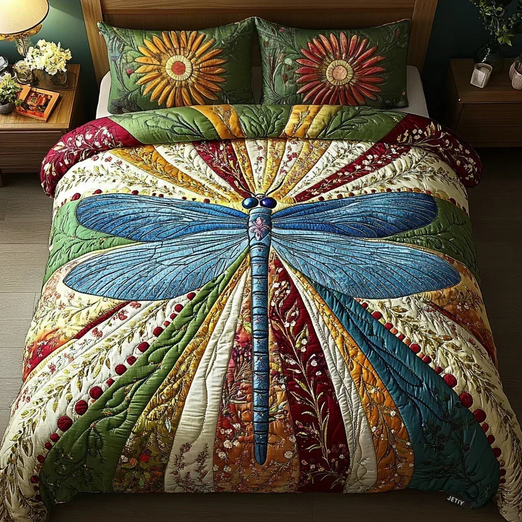 Matelassée Bedset 3 Delen – Gouden Libelle