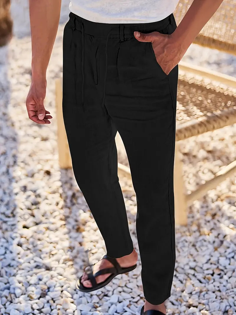 Rens™ | Casual Broek Met Koord
