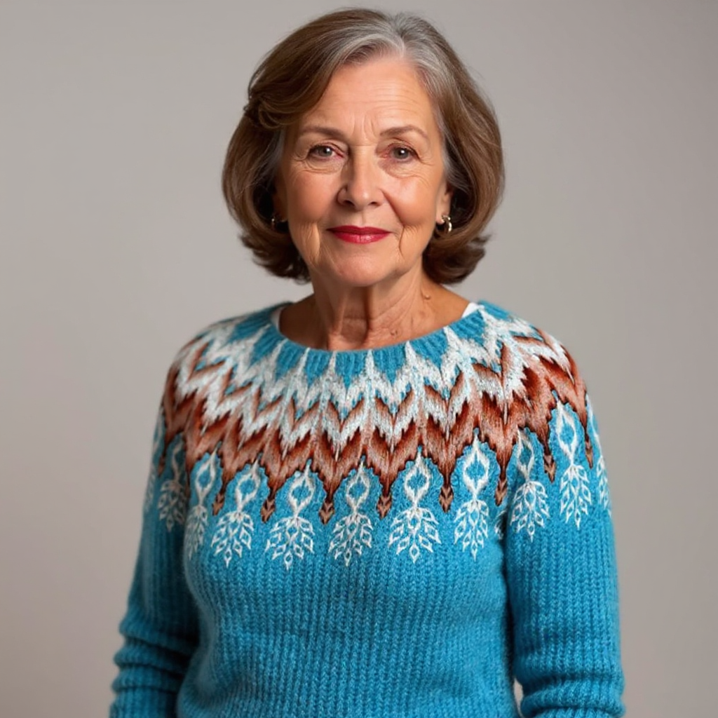 Elaine | Vintage Eilandenpullover