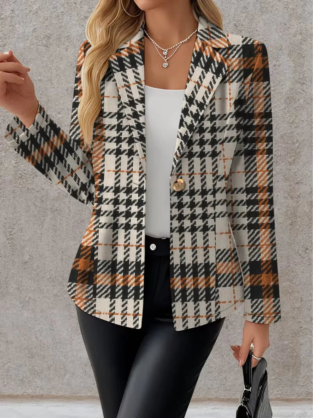 Tessa™ | Elegante Blazer met Abstracte Print
