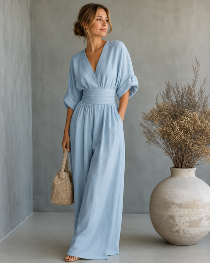 Noémie™ | Elegante Wikkel Jumpsuit