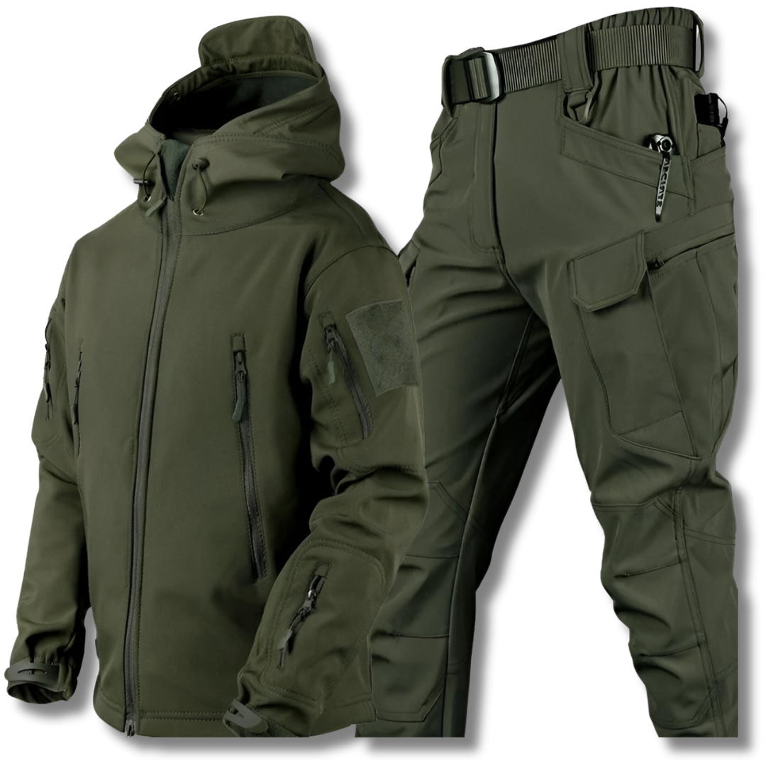 Uno™ | Extra Warme Tweedelige Set met Jas en Broek 6