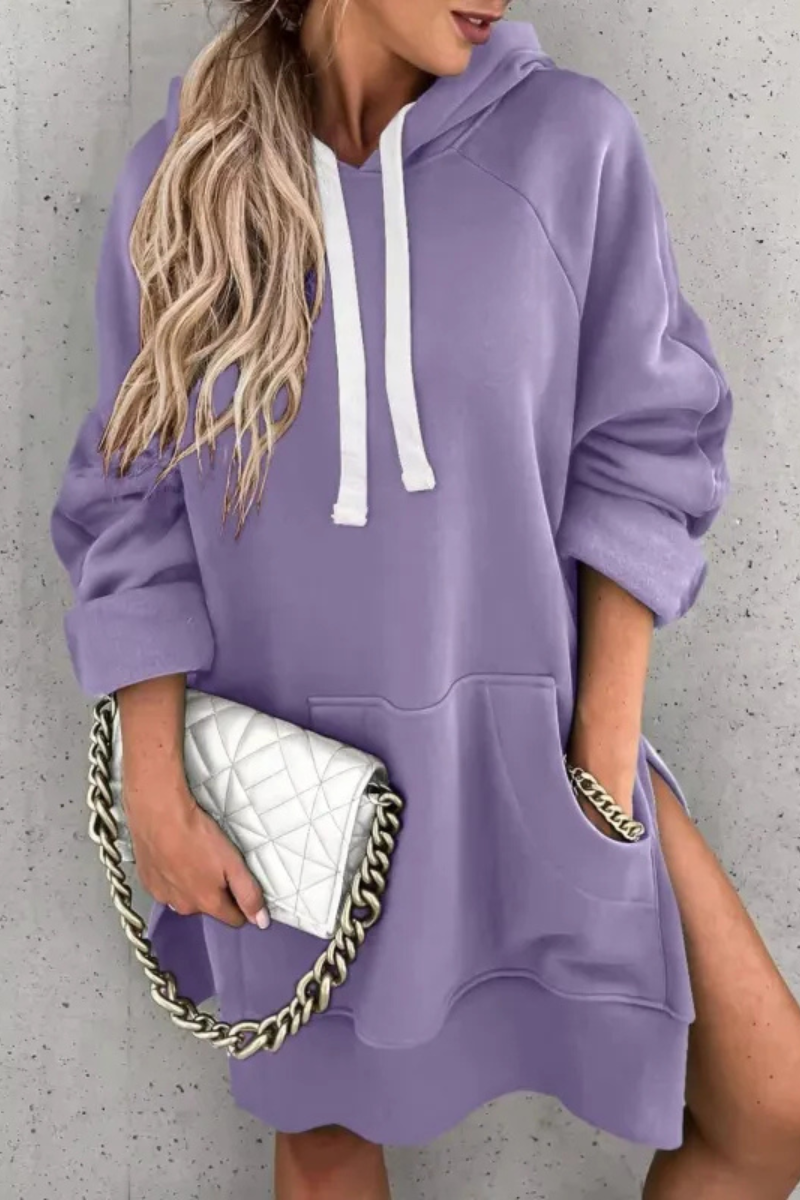 Teri™ | Casual Ontspannen Hoodie Jurk