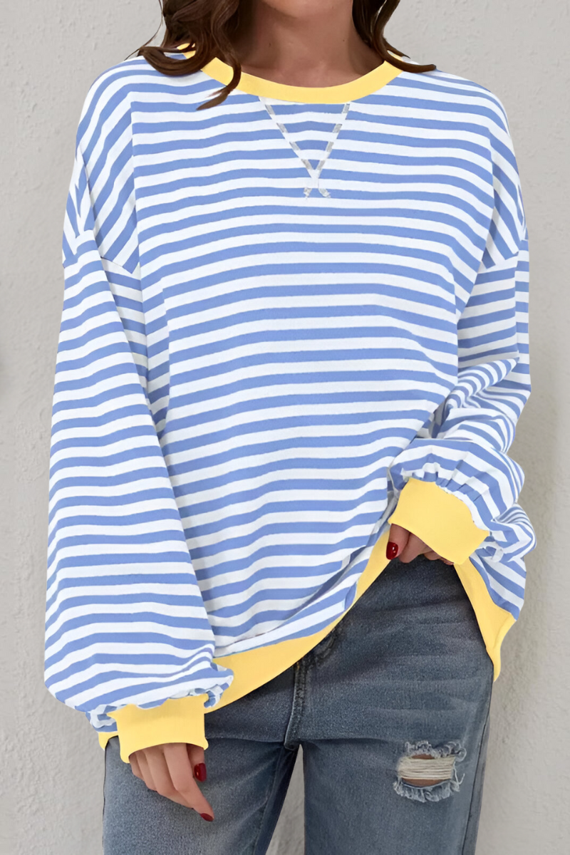 Mae™ | Gestreepte sweatshirt