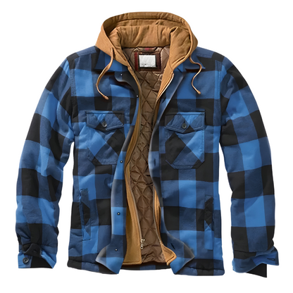 Bram™ | Comfortabele patchwork jas met capuchon