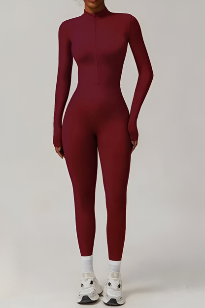 Selara™ | Thermische fleece jumpsuit met rits