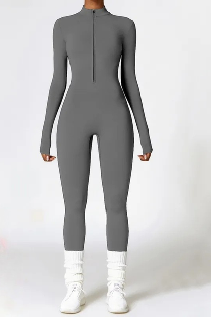 Selara™ | Thermische fleece jumpsuit met rits