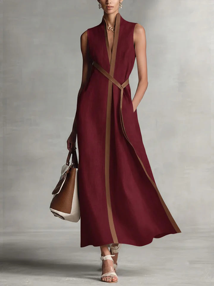 Olea™ | Elegante Minimalistische Maxi Jurk
