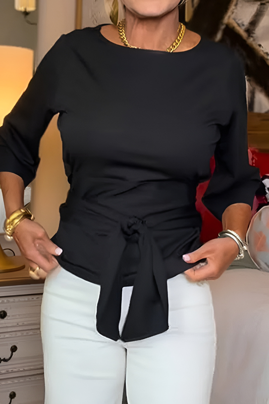 Daria™ | Stijlvolle Strik Taille Top (1+1 Gratis)