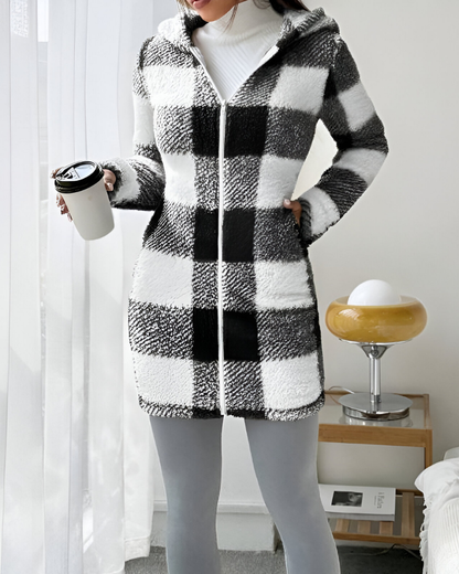 Zari™ | Moderne Warme Jas met Capuchon
