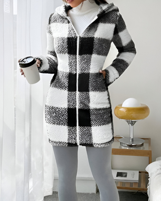 Zari™ | Moderne Warme Jas met Capuchon