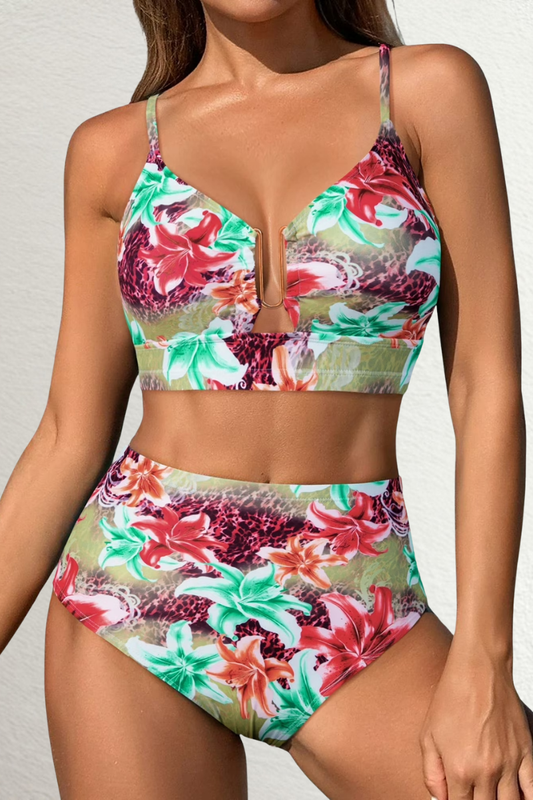Fenna™ | Moderne Geruite Bikini Set
