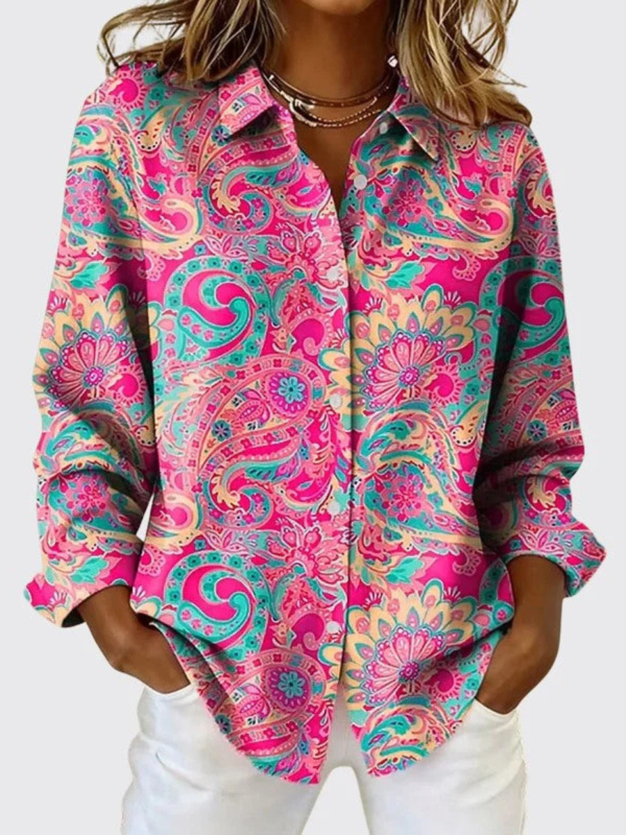 Florence™ | Elegante Blouse met Paisleyprint 2