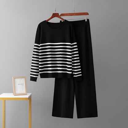 Mila™ | Moderne gebreide tweedelige set
