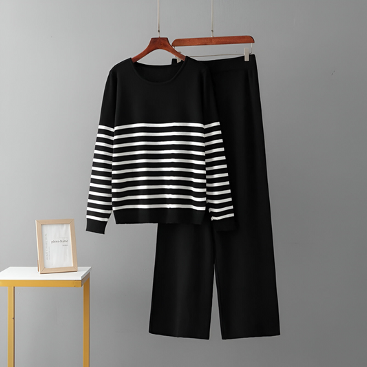 Mila™ | Moderne gebreide tweedelige set