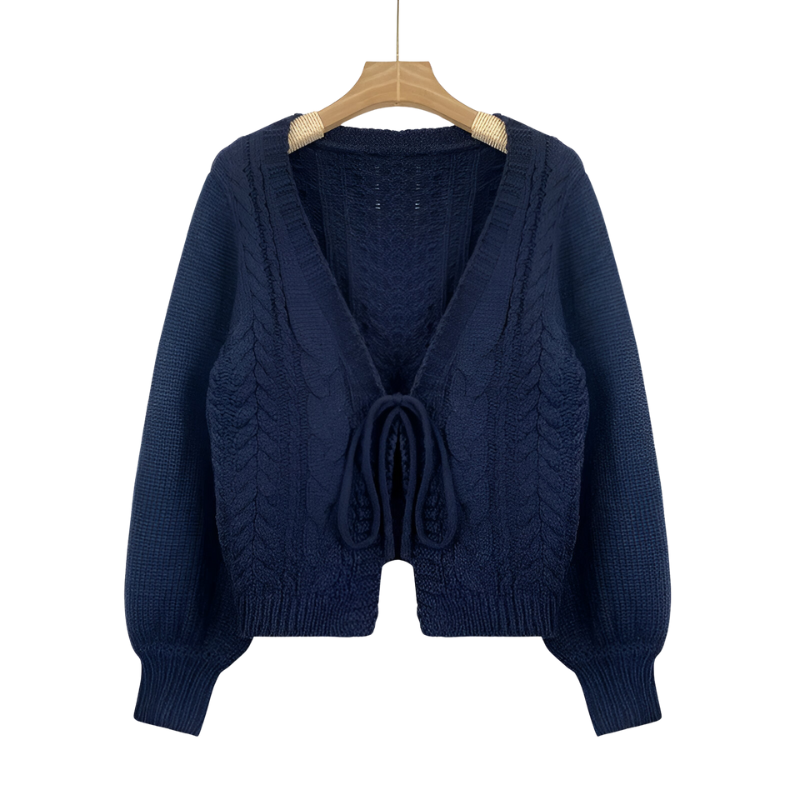 Sofia™ | Gebreide Cardigan met Striksluiting