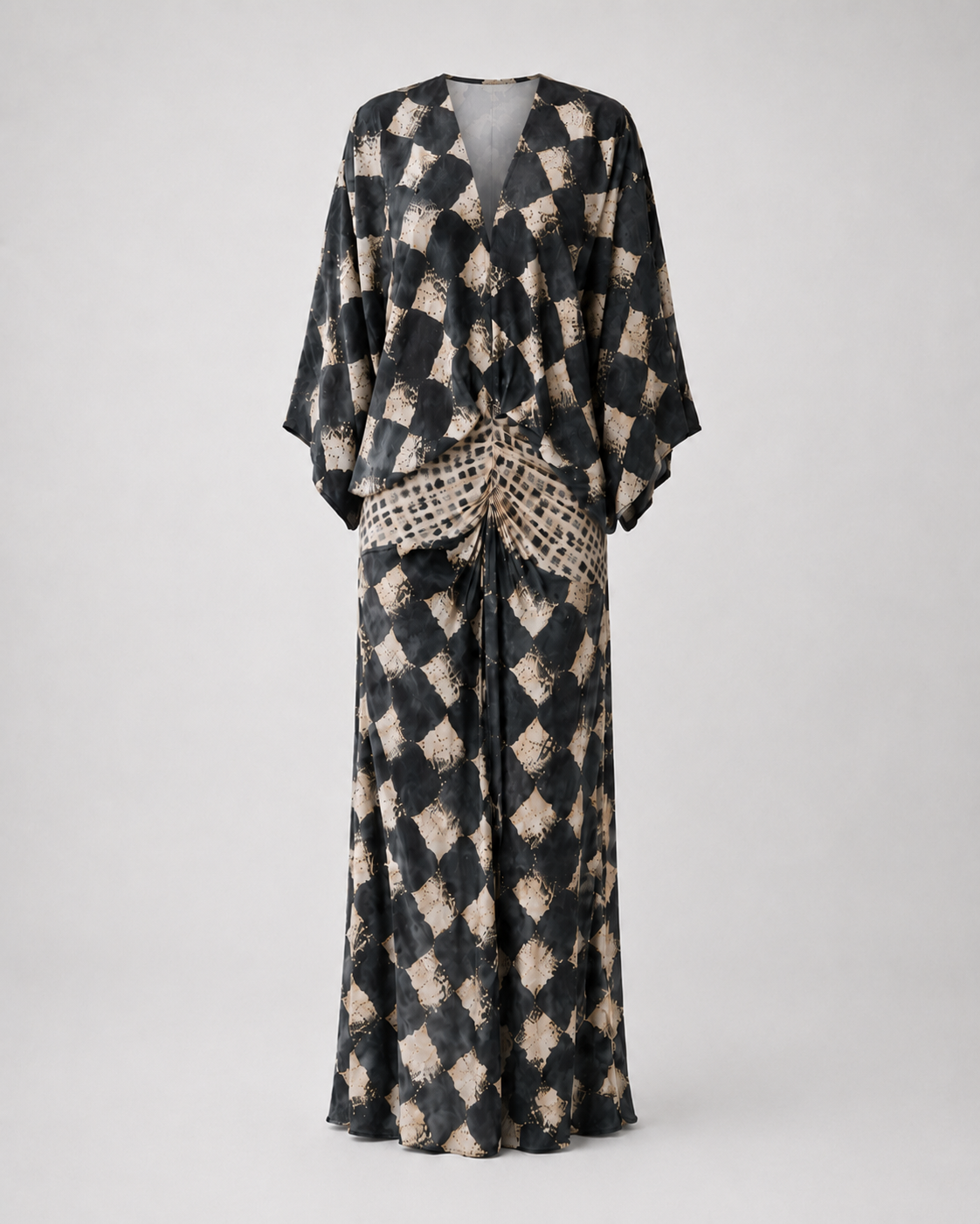 Jannie™ | Elegante Buikcamouflerende Mozaïekjurk 3