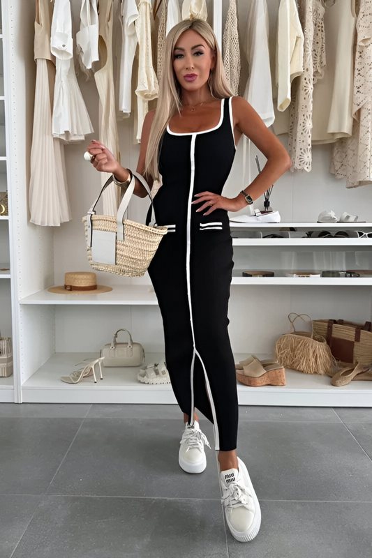 Léa™ | Elegante rib midijurk