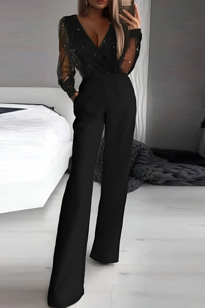 Sima™ | Moderne Glitter Jumpsuit