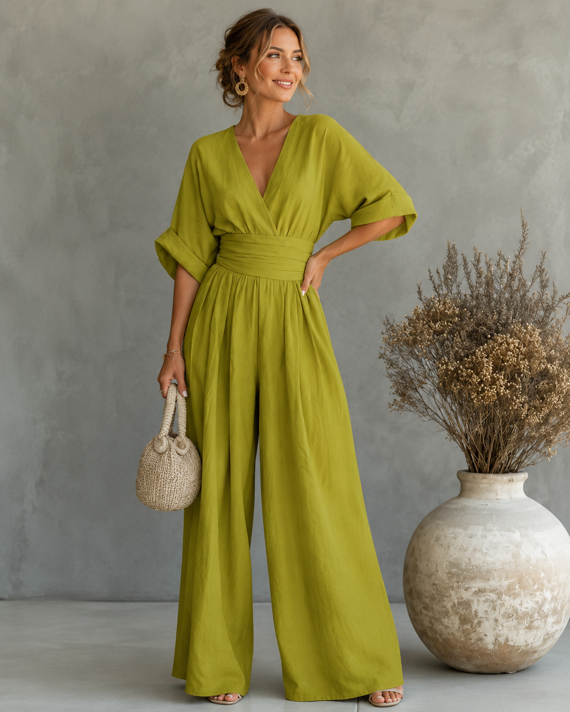 Noémie™ | Elegante Wikkel Jumpsuit