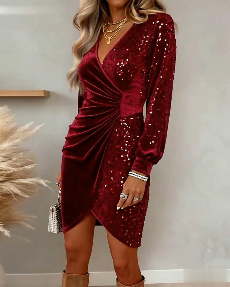 Vani™ | Elegante Pailletten Party Jurk