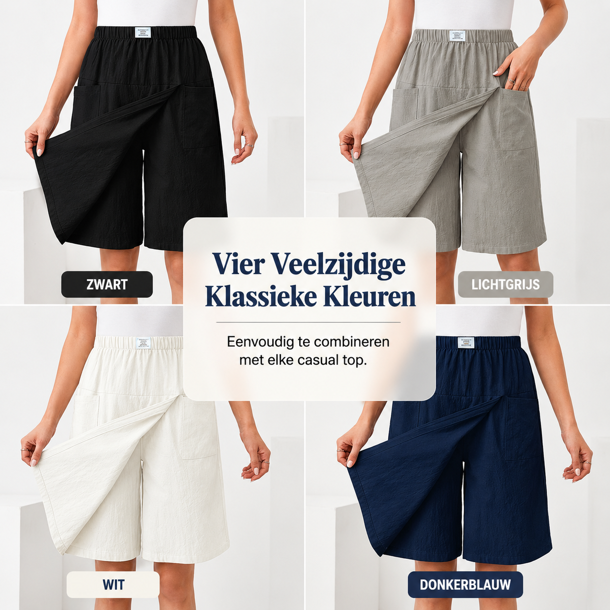 Britt™ | Elastisch Rokje met broekje