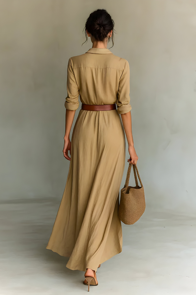 Julie™ | Wikkeljurk met tailleceintuur