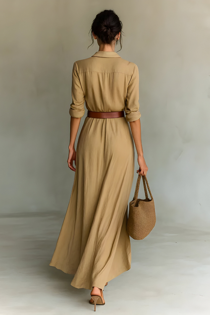 Julie™ | Wikkeljurk met tailleceintuur