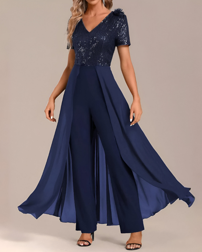 Lova™ | Elegante Sequin Jumpsuitjurk