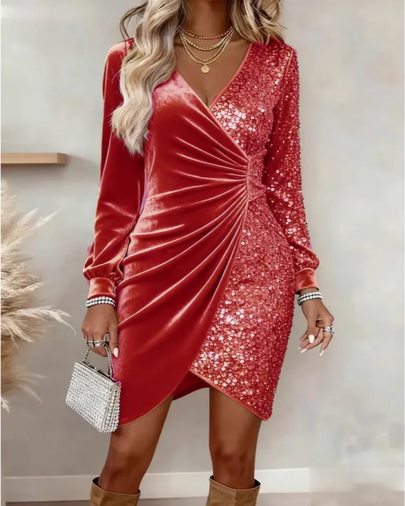 Vani™ | Elegante Pailletten Party Jurk
