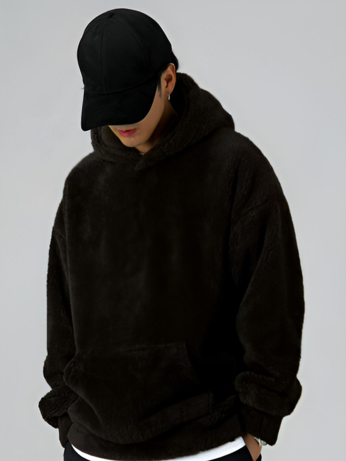 Sem™ | Warme geblokte hoodie met relaxte pasvorm