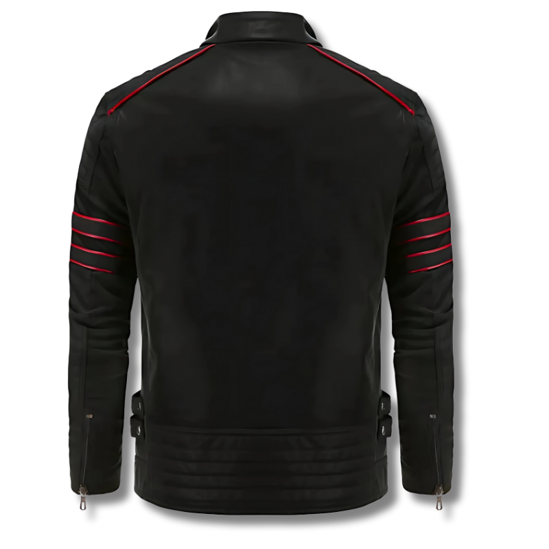 Vig™ | Warme leren bikerjas 2