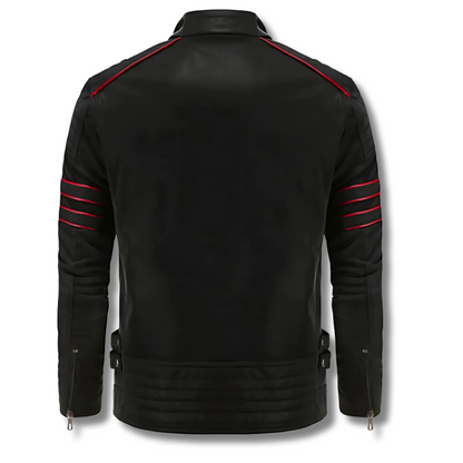 Vig™ | Warme leren bikerjas 2