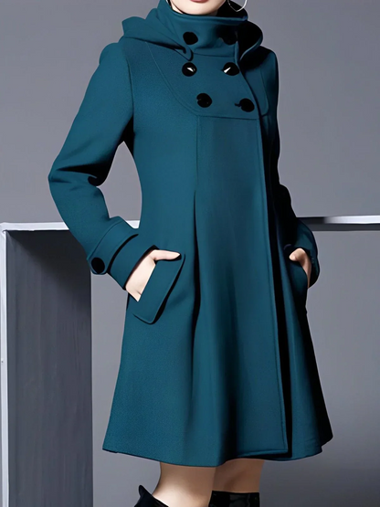 Solveig™ | Elegante damesjas met capuchon 2