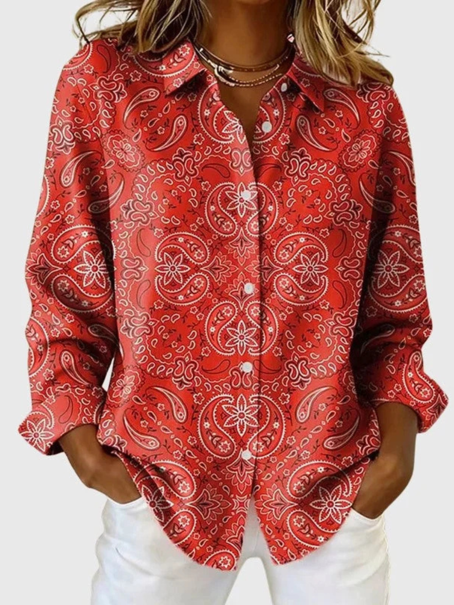 Florence™ | Elegante Blouse met Paisleyprint 3