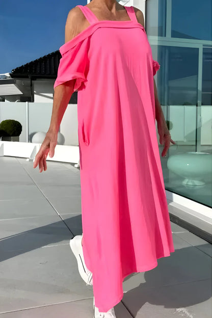 Nova™ | Lange Off-Shoulder Zomerjurk