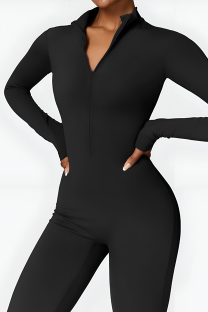 Selara™ | Thermische fleece jumpsuit met rits