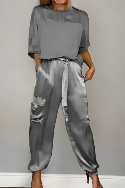 Enya™ | Elegante Zijdezachte Matching Set