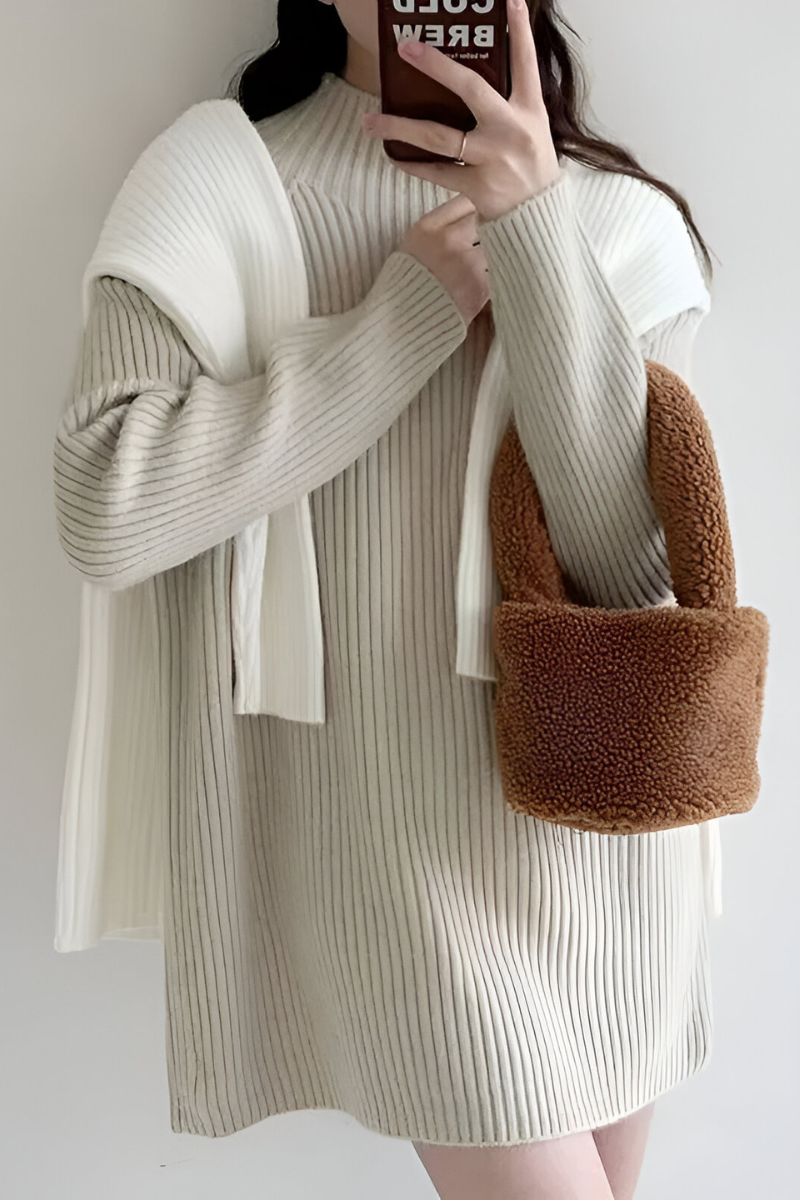 Fina™ | Casual losvallende gebreide top