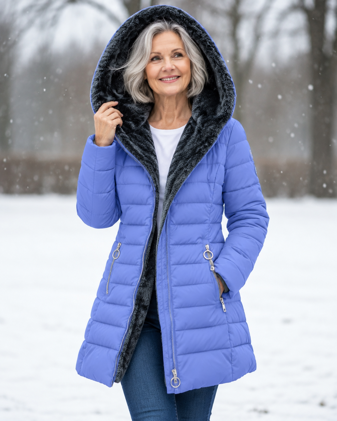 Marga™ | Warme Gewatteerde Winterjas Met Capuchon