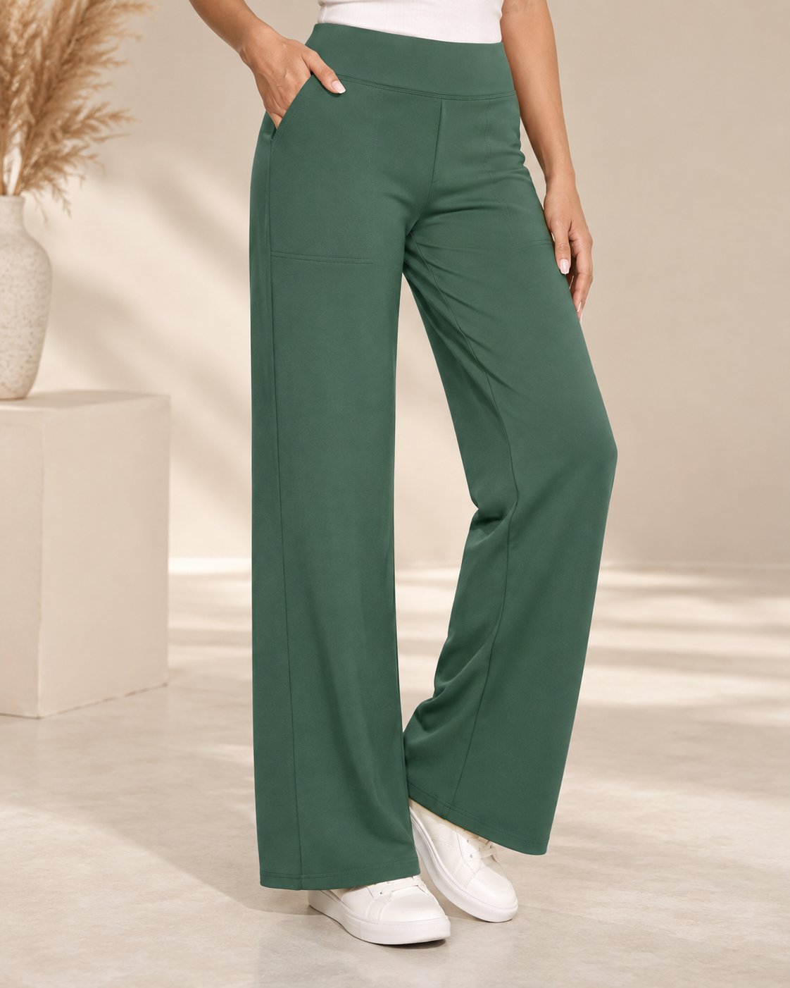 Lize™ | Comfortabele Stretchbroek Met Wijde Pijpen (1+1 GRATIS)