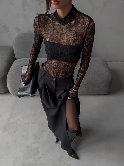 Lioréa™ | Chique geplooide lange rok