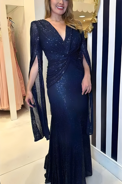 Mira™ | Stijlvolle Shimmer Maxijurk