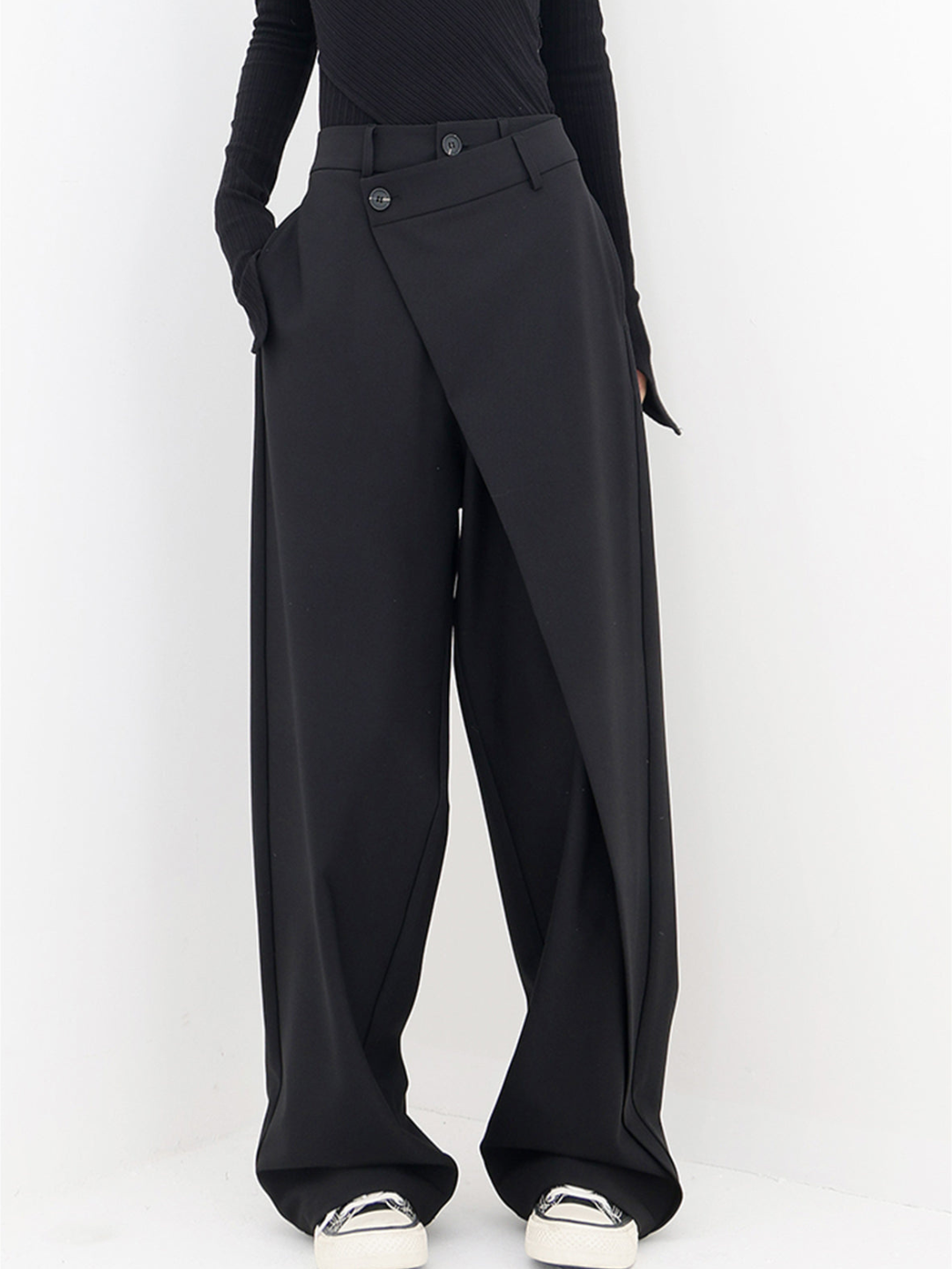 Mia™ | Modieuze asymmetrische broek