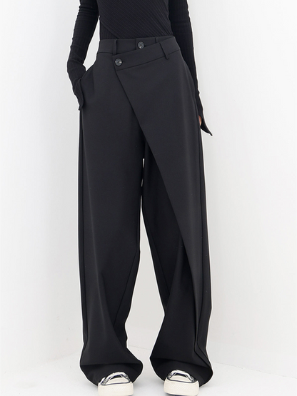 Mia™ | Modieuze asymmetrische broek